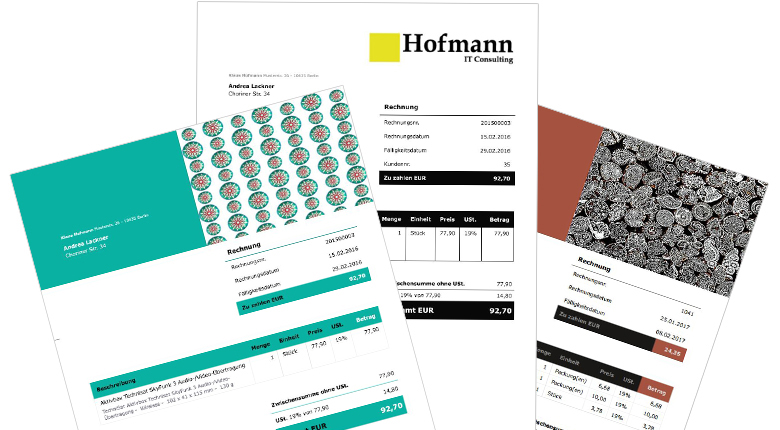 Die 7 Rechnungsvorlagen Im Rechnungsprogramm Debitoor