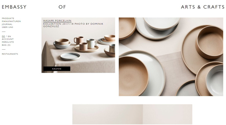 Website von Maximilian Appelt und Embassy of Arts & Crafts